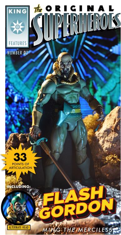 King Features The Original Superheroes Series 1 Set of 3 Figures