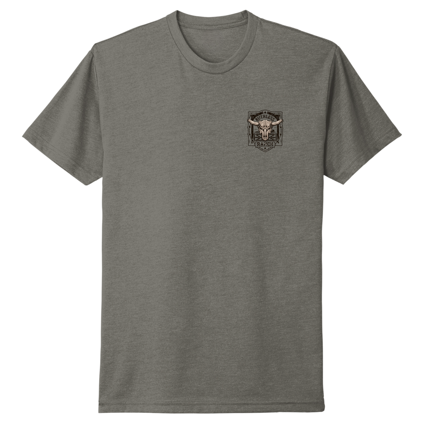 RUTHLESS RANCH T-SHIRT | Warm Grey