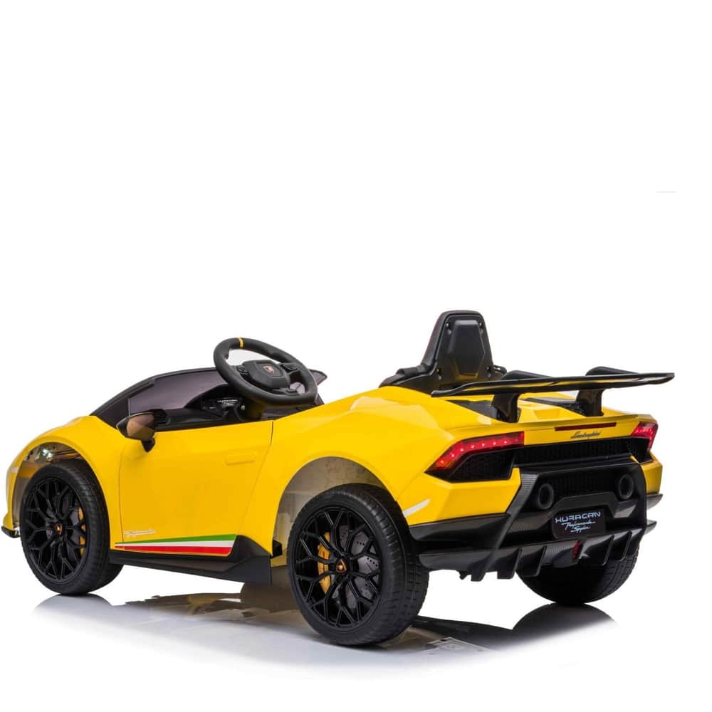 2026 12V Lamborghini Huracan DELUXE Kids Electric Ride On Car with Remote Control