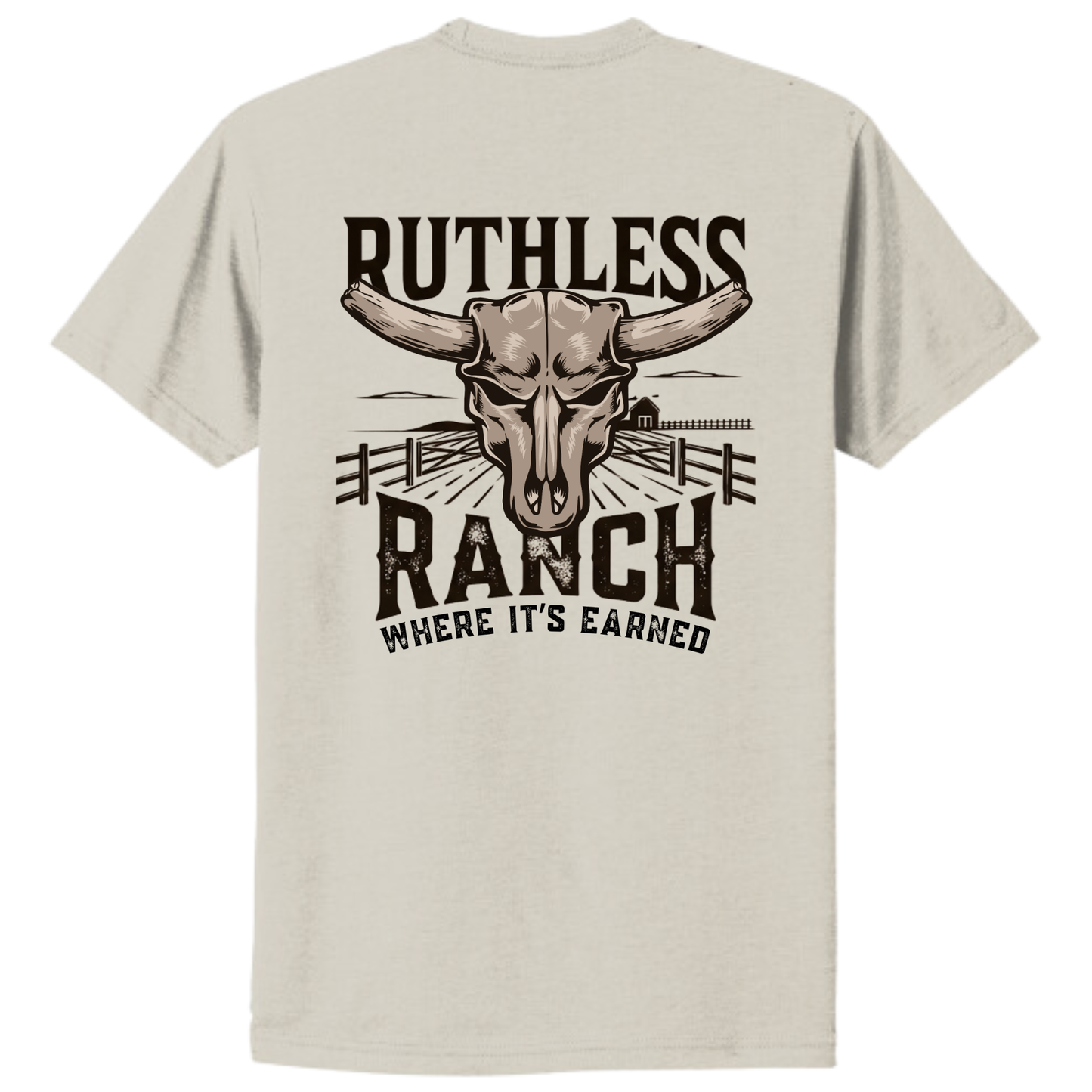 RUTHLESS RANCH T-SHIRT | Sand