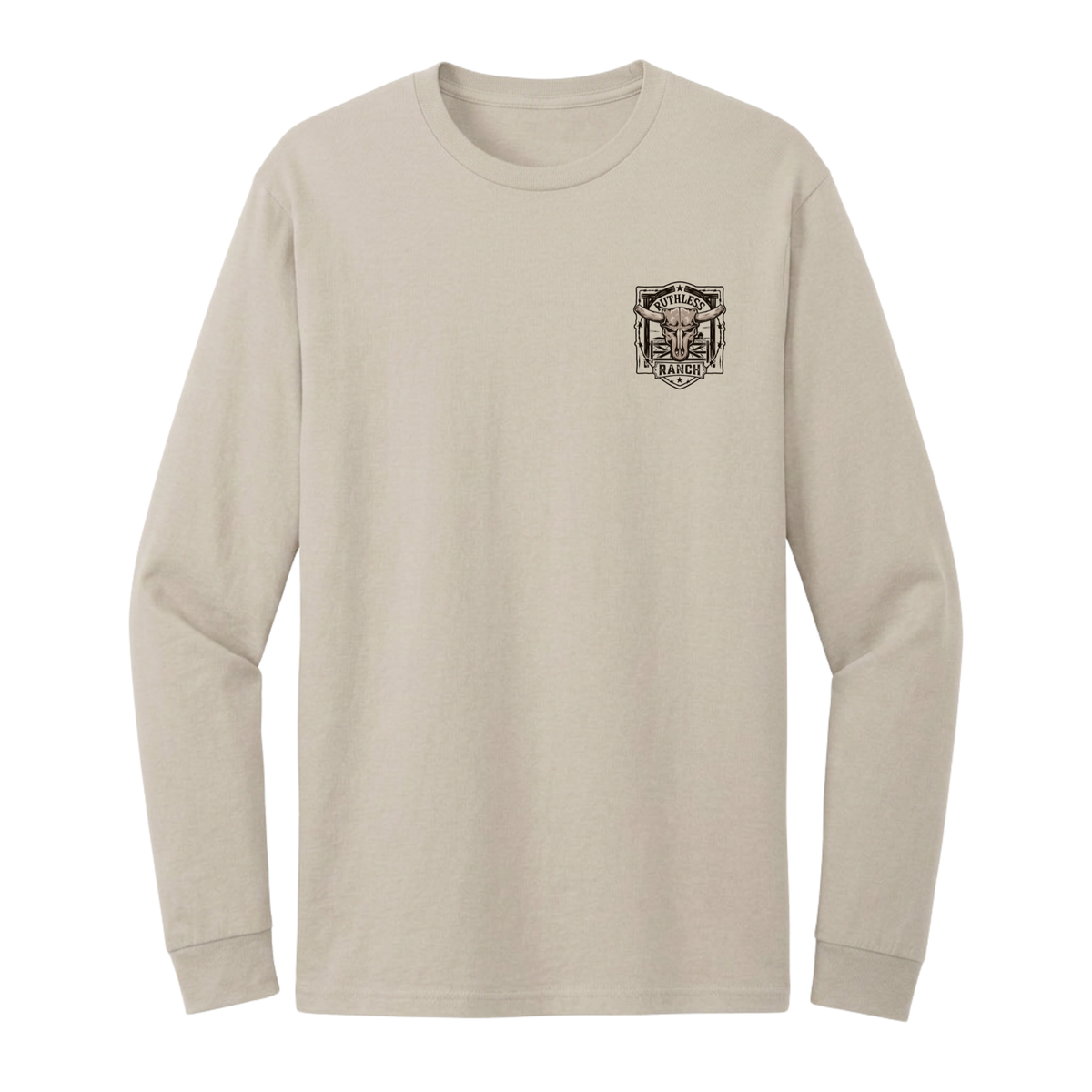 RUTHLESS RANCH LONG SLEEVE T-SHIRT | Sand