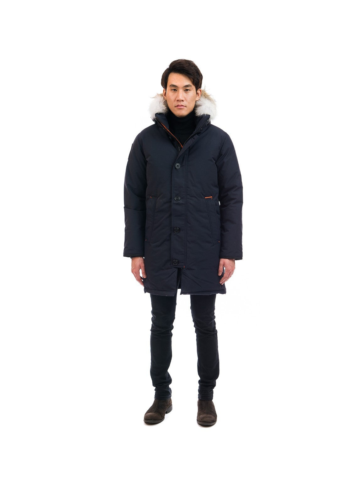 Outdoor Survival Canada Men's Nevluk -40 Down Parka, Cold Lake Blue, 2XL - ON DISPLAY