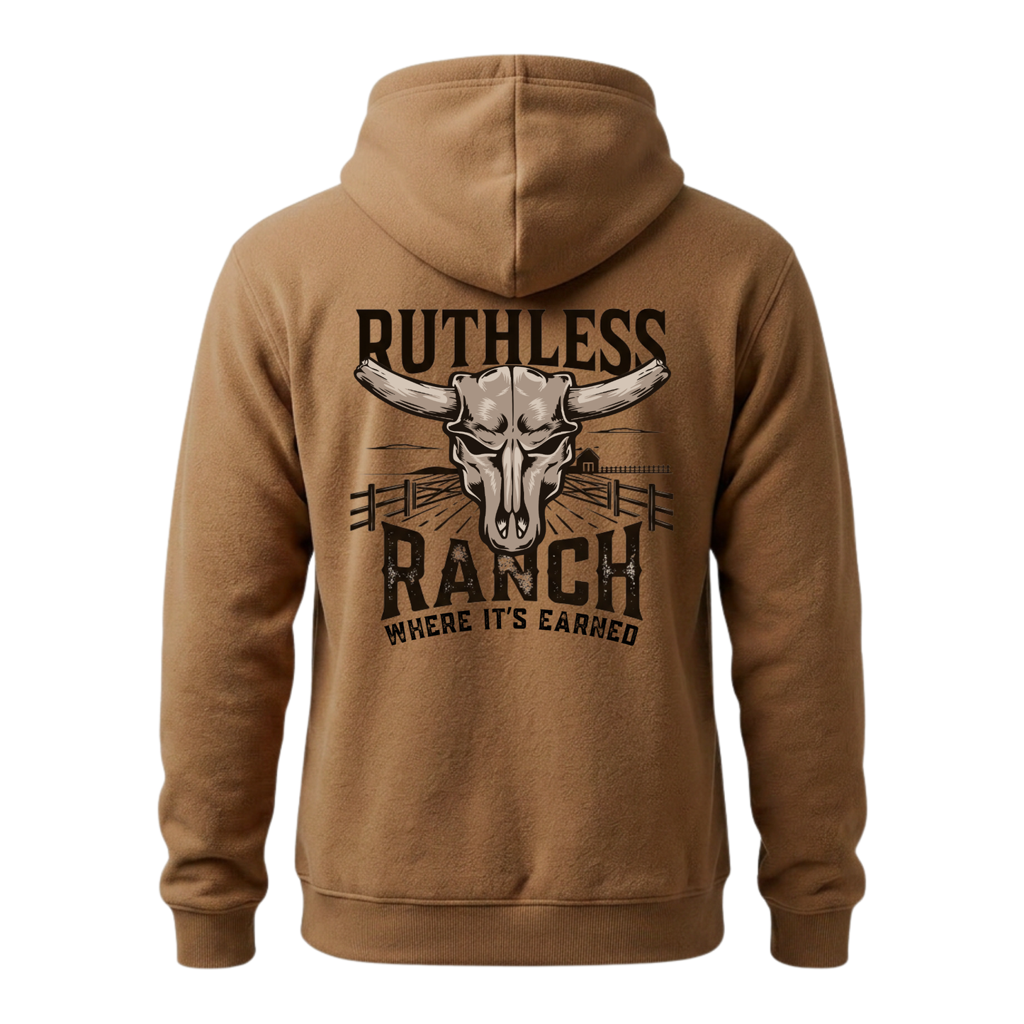 RUTHLESS RANCH HEAVYWEIGHT HOODIE | Saddle