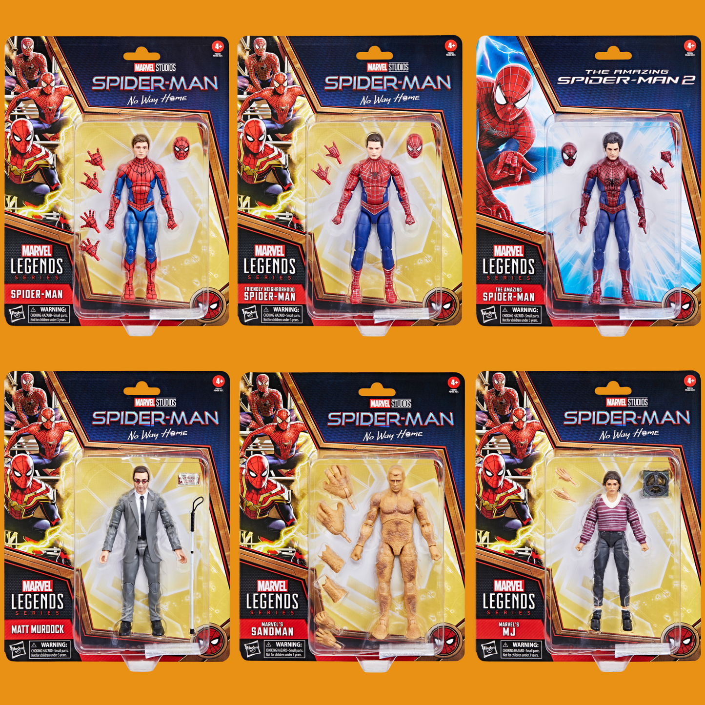Marvel Legends - No way Home Wave - Set of 6