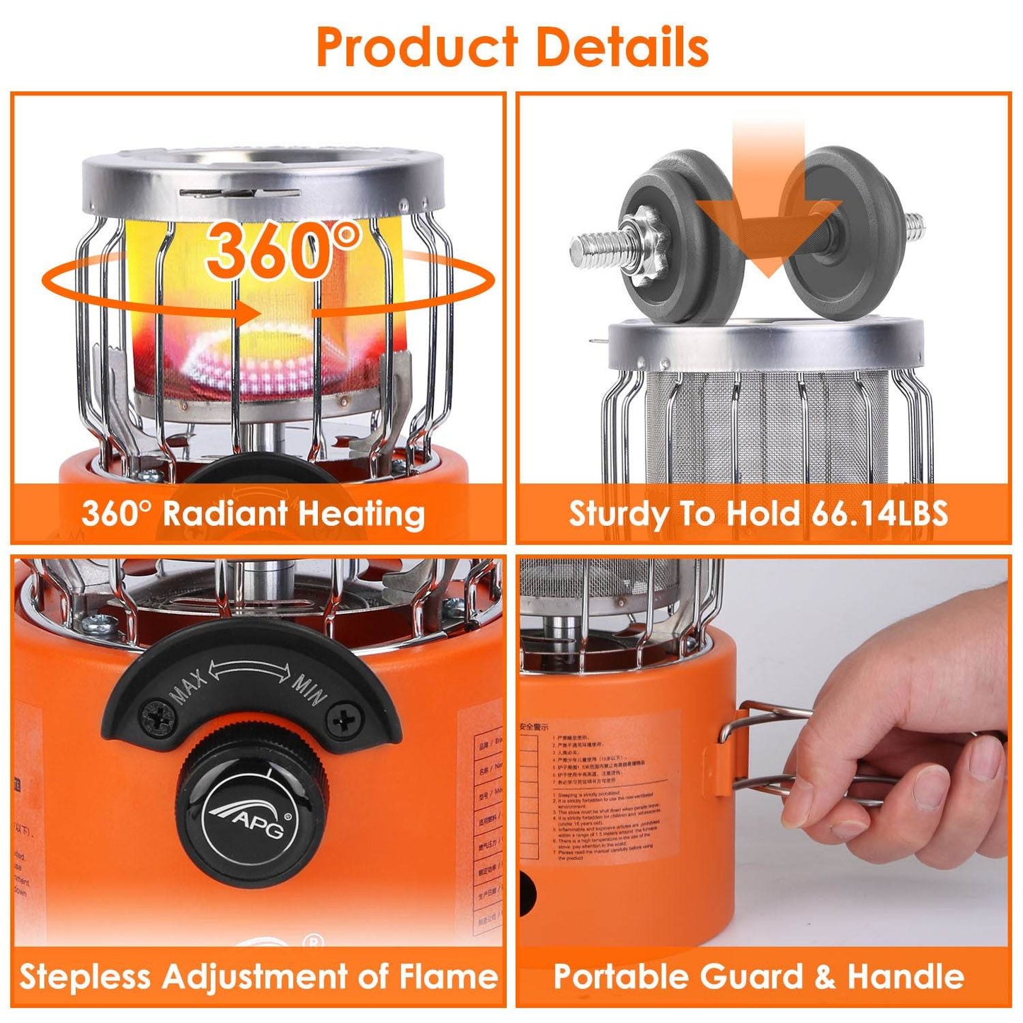 Portable Hiking Camping Outdoor Cooking Gas stove