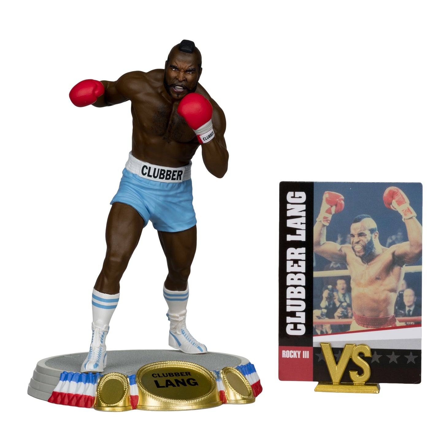Rocky III (1982) Clubber Lang 6in Posed Figure McFarlane Toys