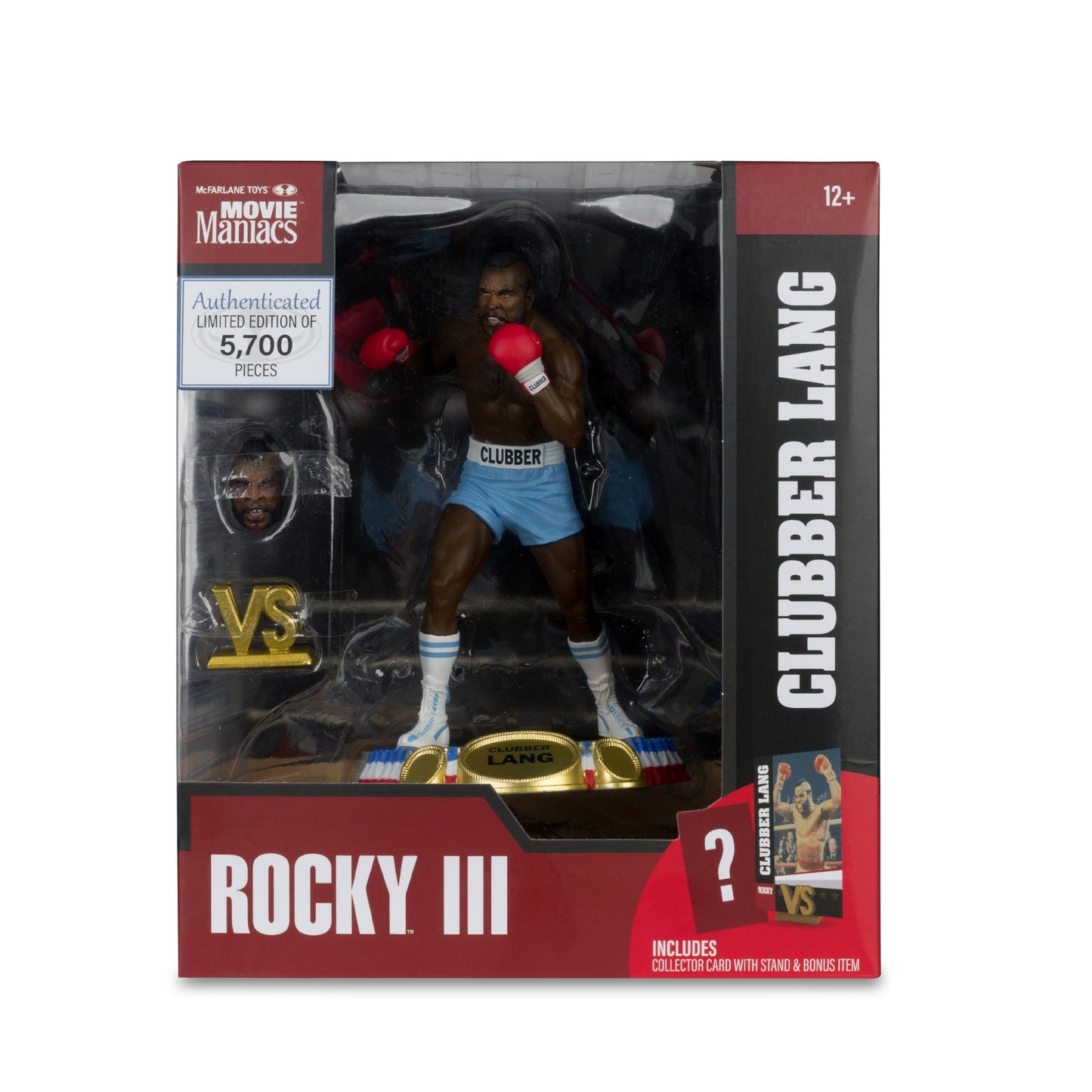 Rocky III (1982) Clubber Lang 6in Posed Figure McFarlane Toys