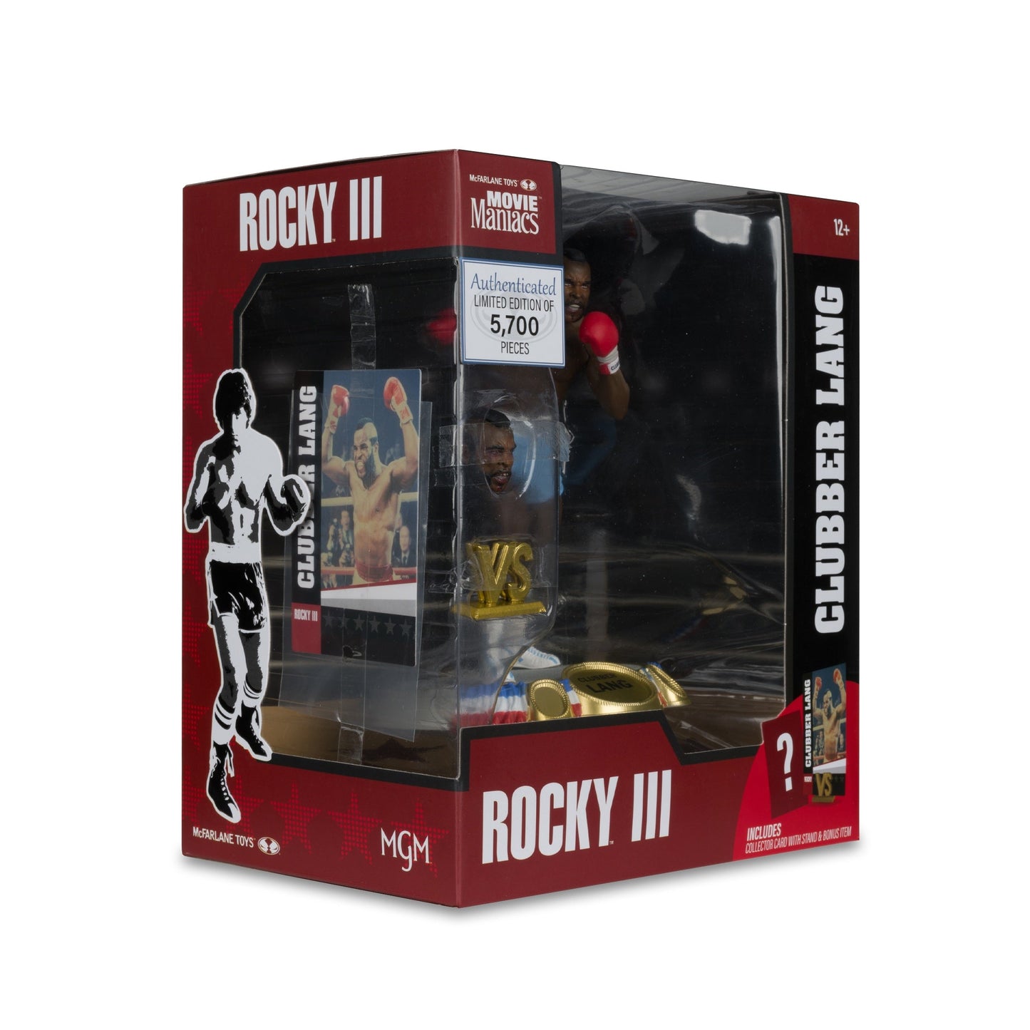 Rocky III (1982) Clubber Lang 6in Posed Figure McFarlane Toys