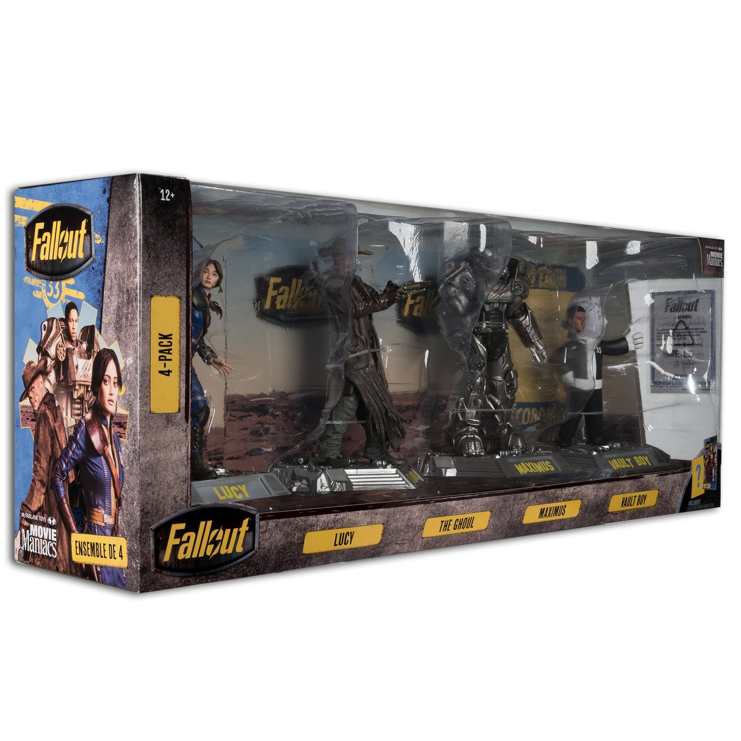 MOVIE MANIACS MULTIPACK - FALLOUT - LUCY MAXIMUS THE GHOUL AND VAULT BOY 4 Pack