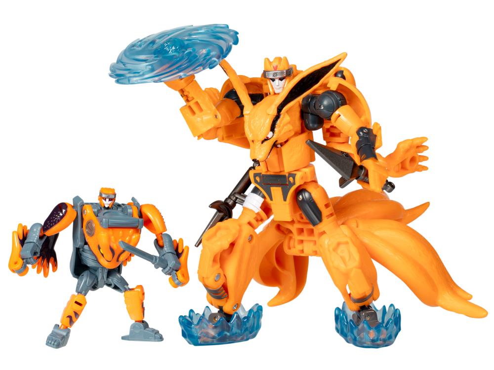 Transformers Collaborative Naruto: Shippuden x Transformers Kurama & Gamakichi Figure Set
