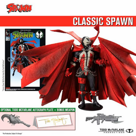 McFarlane Kickstarter Autographed Classic Spawn Action Figure