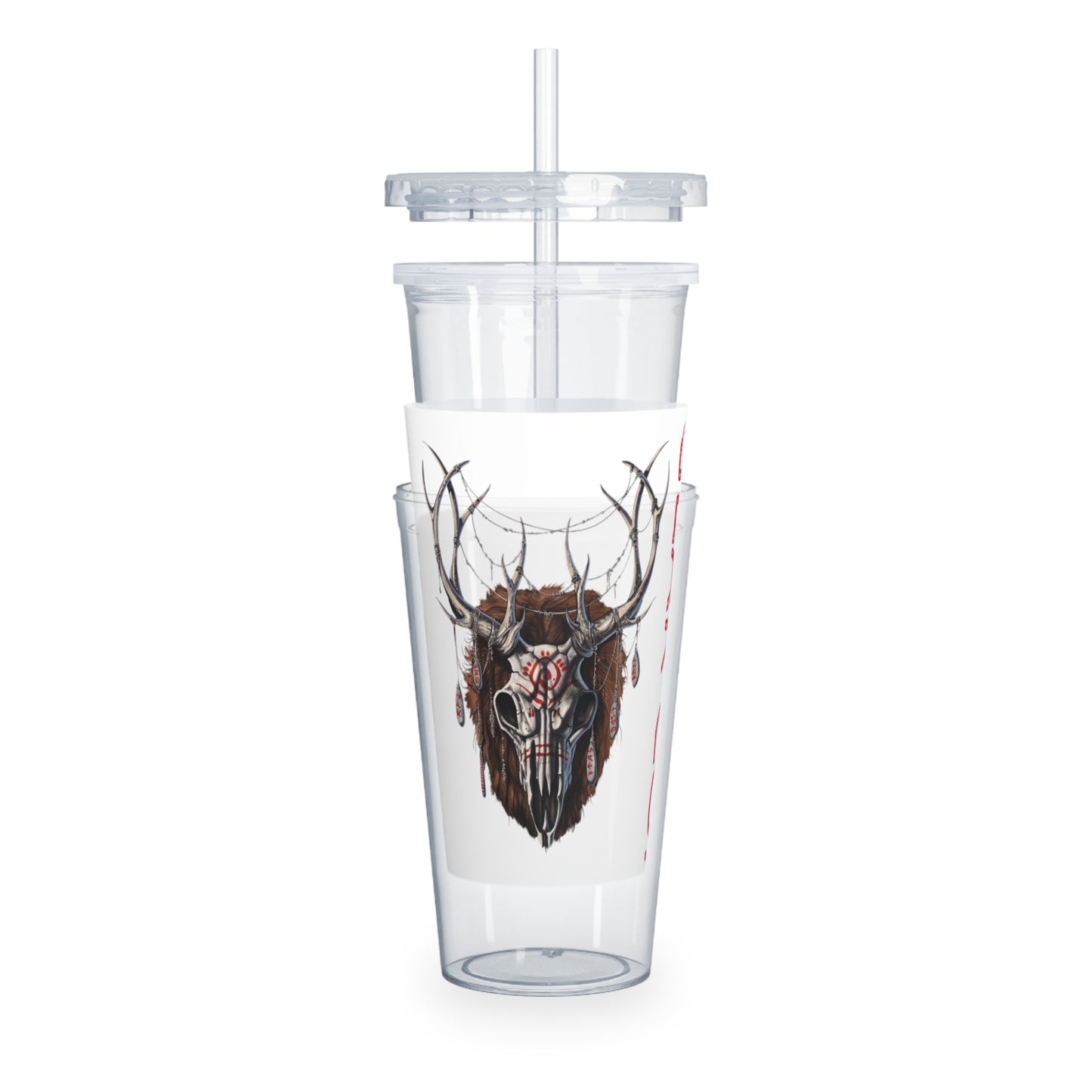 WENDIGO GEAR CO. Plastic Tumbler with Straw