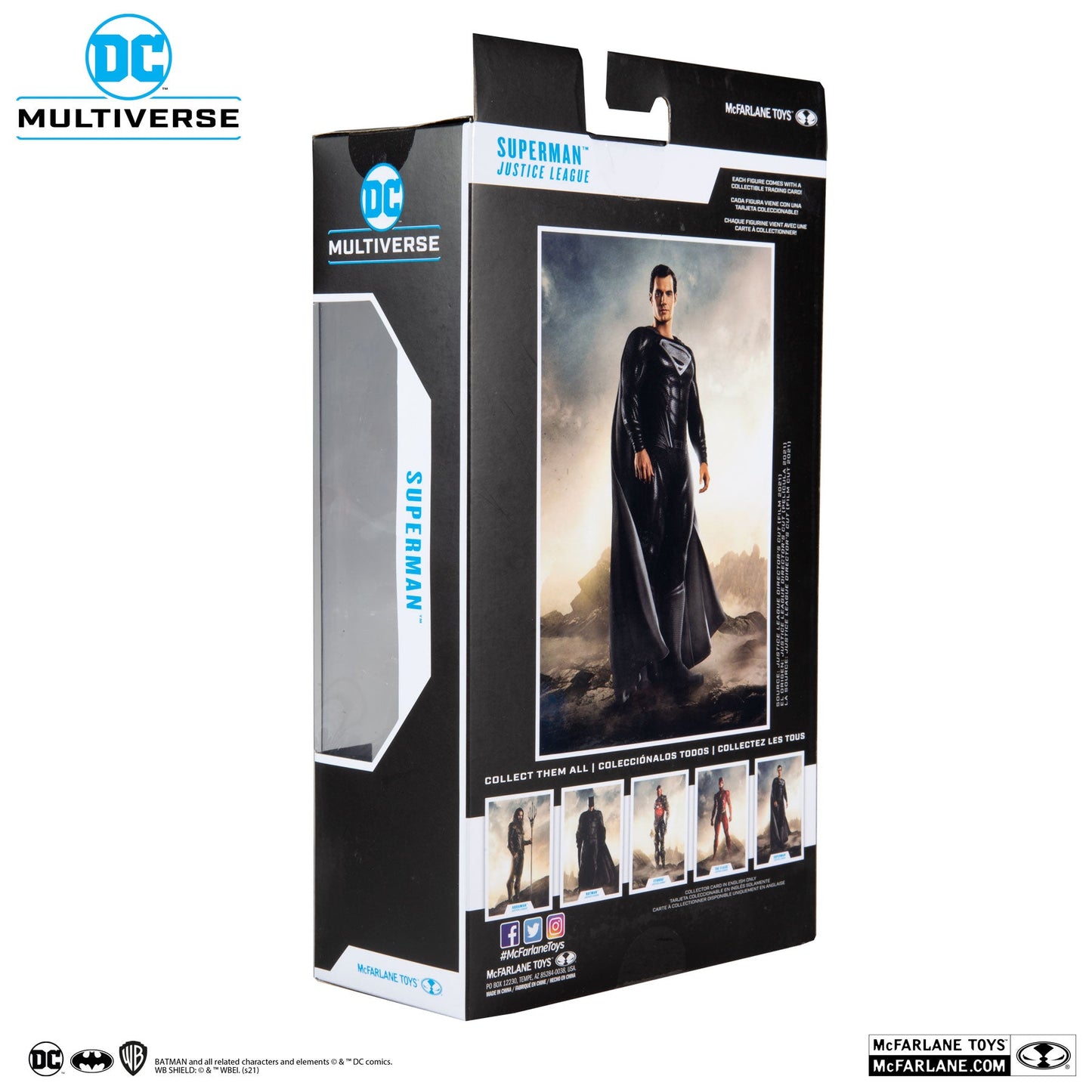Superman Black Suit - DC Multiverse Justice League 2021