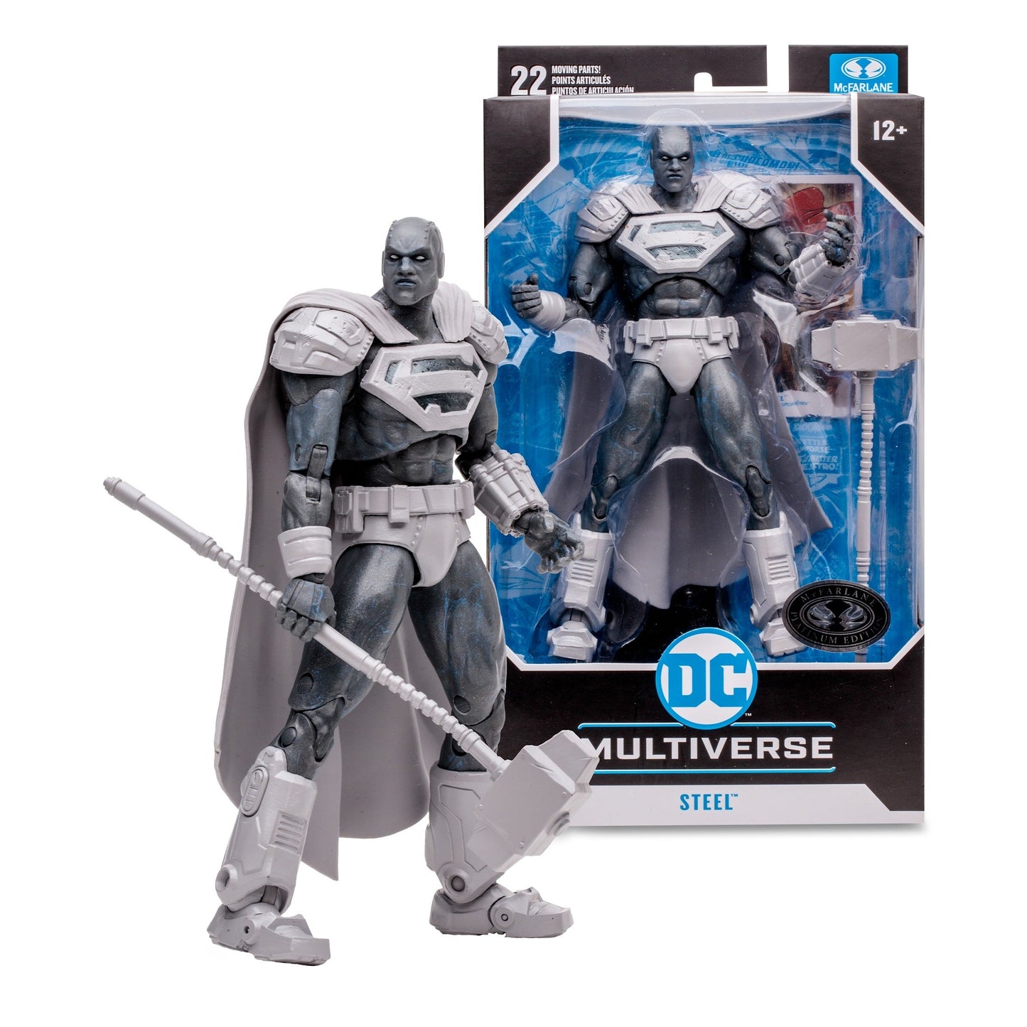 DC Multiverse - Reign of the Supermen - Steel - Platinum / Chase
