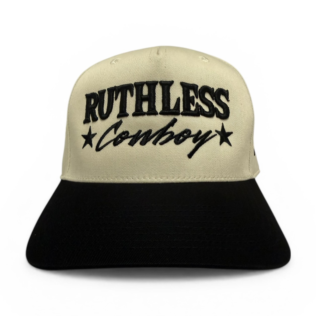 RUTHLESS COWBOY COMBO CAP | Beige/Black