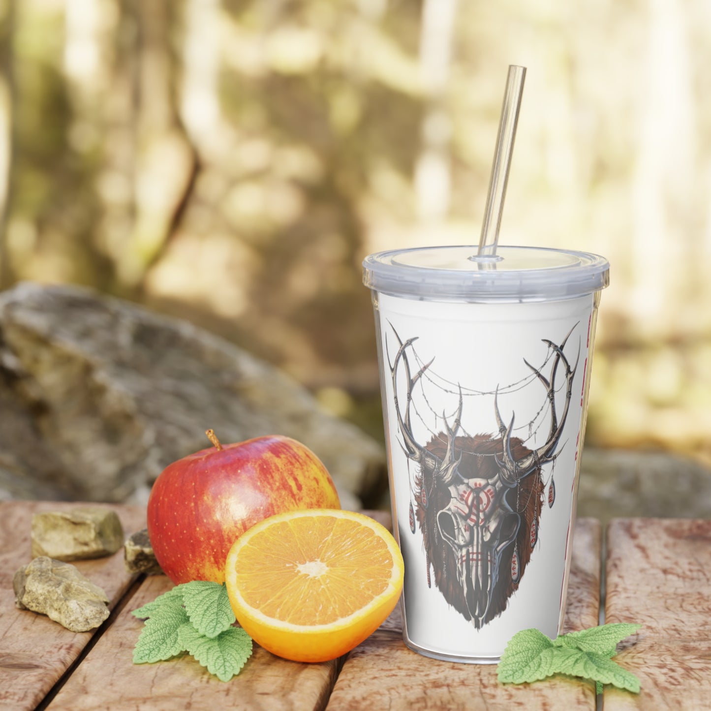 WENDIGO GEAR CO. Plastic Tumbler with Straw