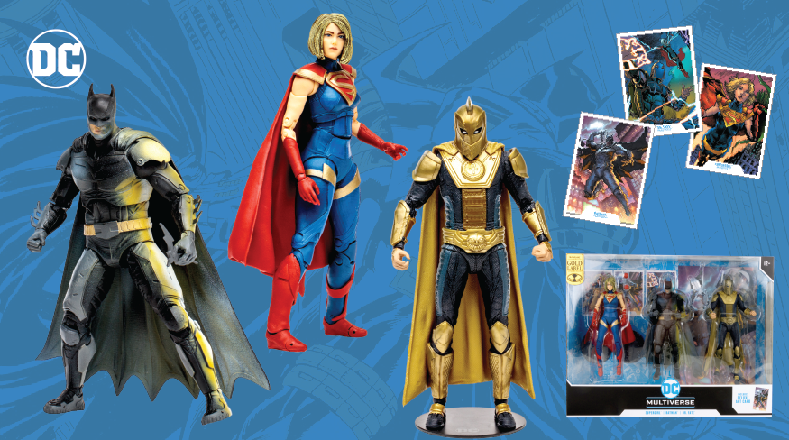McFarlane Toys - DC MULTIVERSE 3PacK - INJUSTICE 2 - BATMAN, DR. FATE, SUPERGIRL