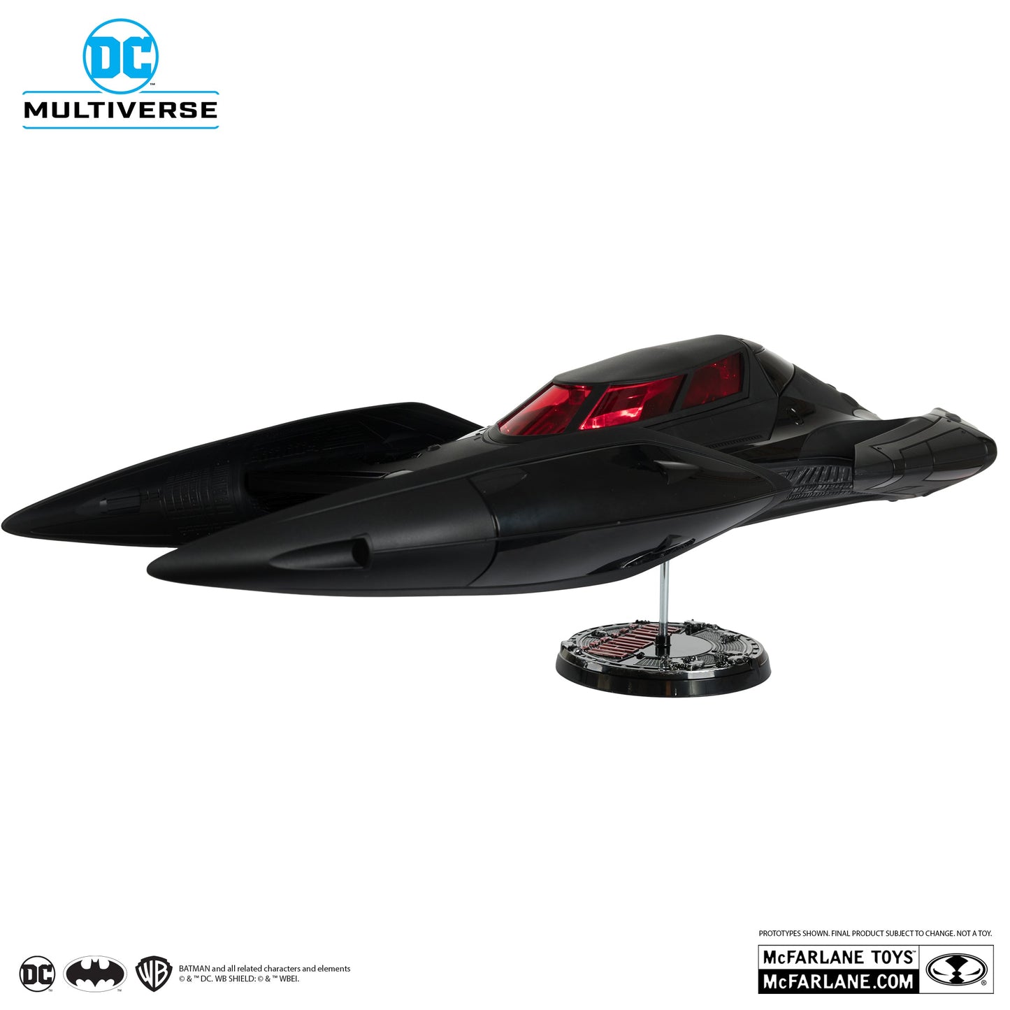 DC MULTIVERSE VEHICLES - BATMOBILE WITH (Lights and sounds no figure)