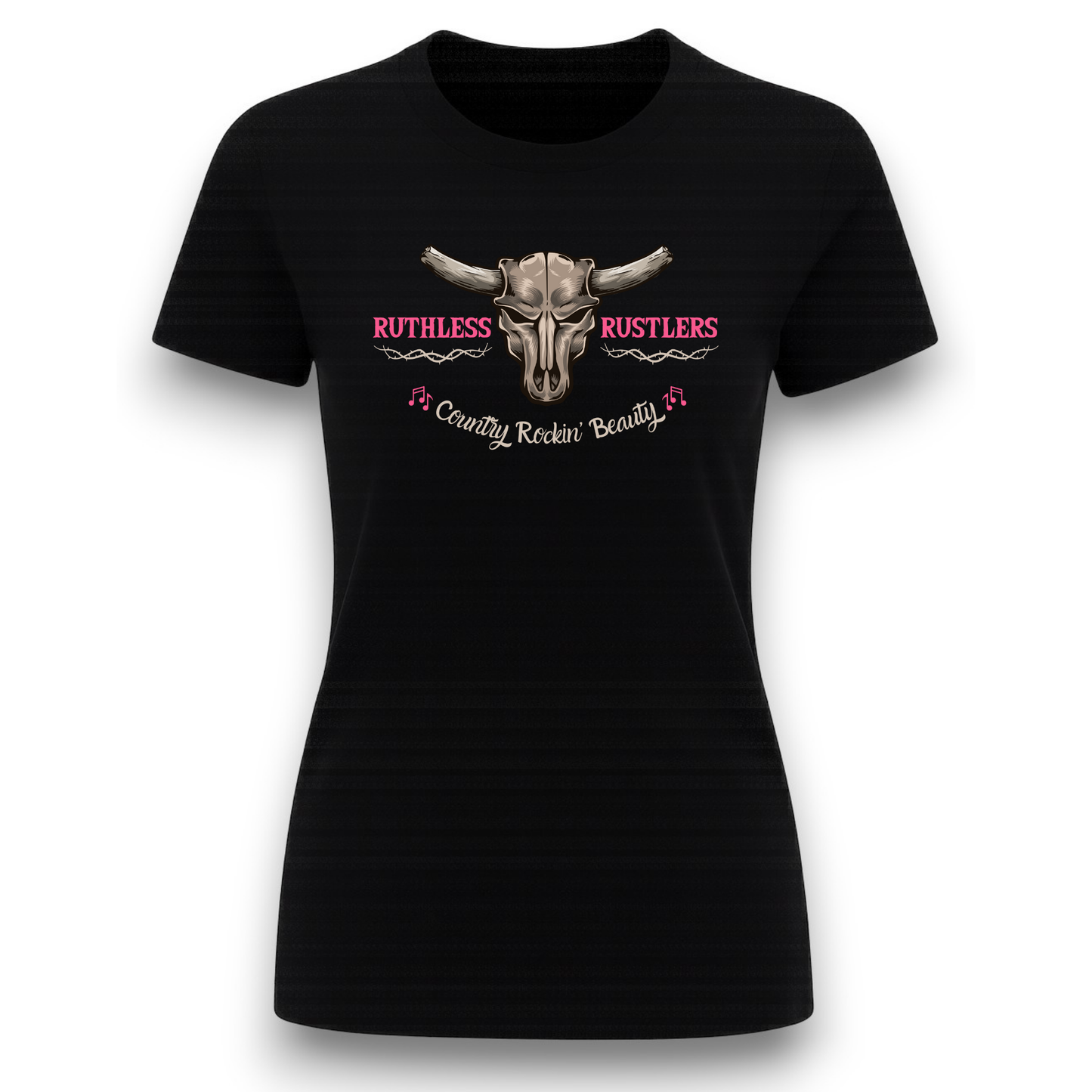 Ruthless Rustlers Country Rockin Beauty Women T-Shirt
