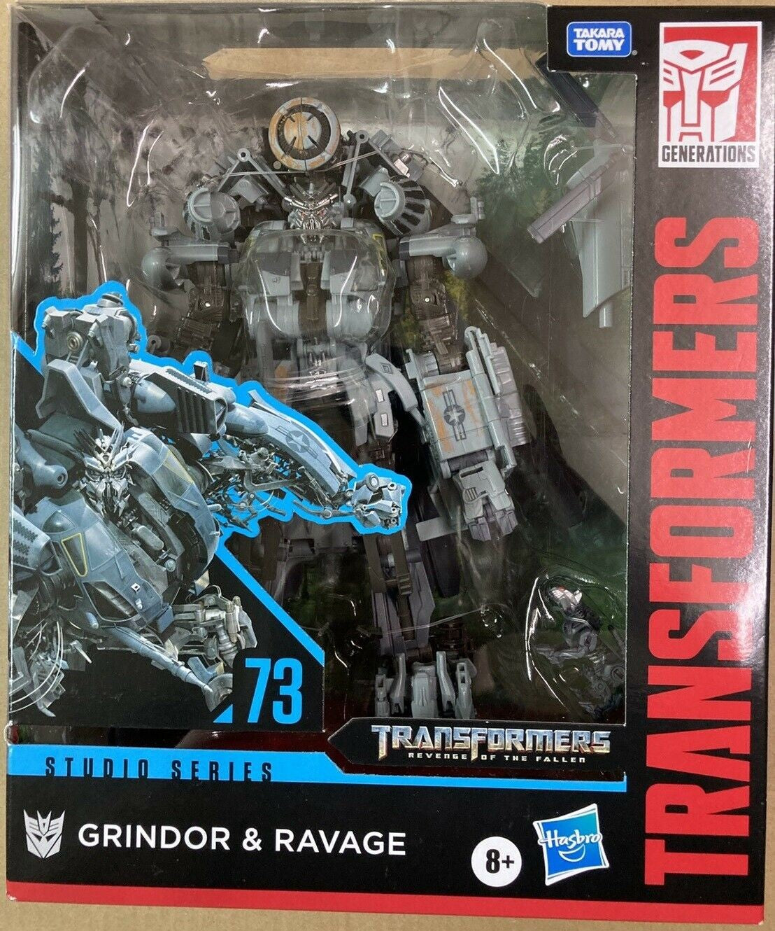 TRANSFORMERS  GRINDOR & RAVAGE - LEADER STUDIO SERIES 73
