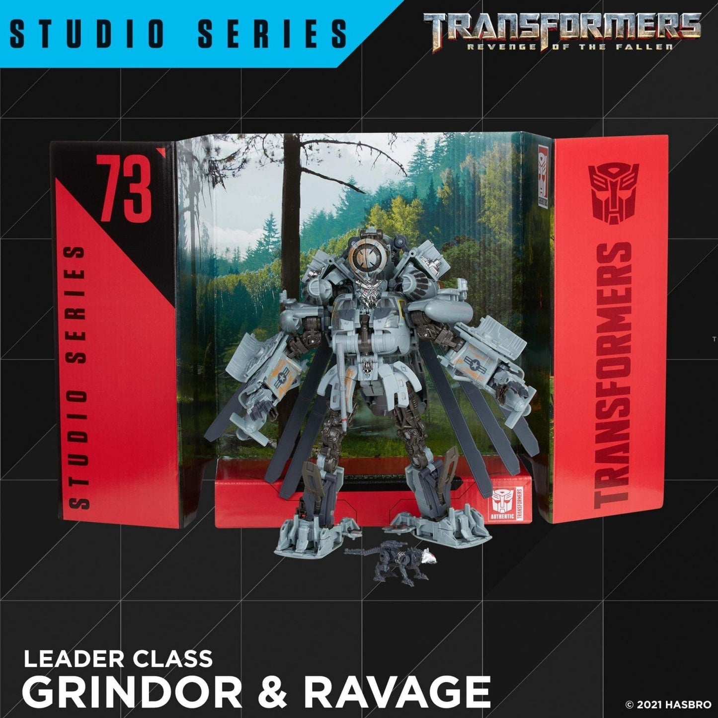 TRANSFORMERS  GRINDOR & RAVAGE - LEADER STUDIO SERIES 73