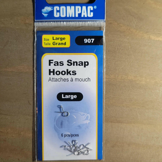 🍁COMPAC Fas Snap Hooks Large 6pack