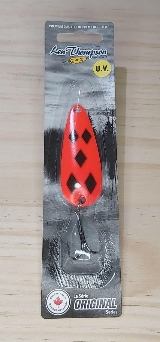 🍁Len Thompson Flaming Five of Diamond Spoons