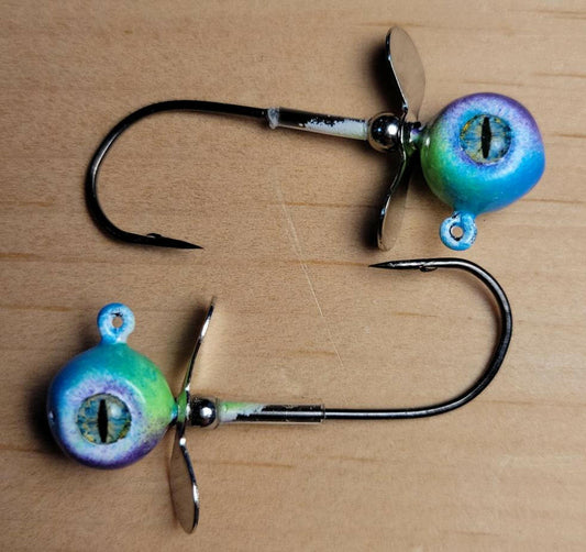 🍁Big Sky Chopper Glow Jigs 1/4oz 2/pack