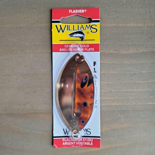 🍁Williams 1/2oz Flasher Gold/Orange 3-3/8"
