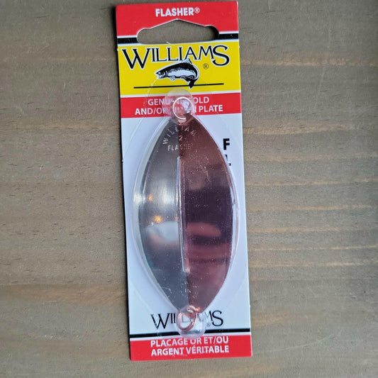 🍁Williams 1/2oz Flasher Silver/Copper 3-3/8"