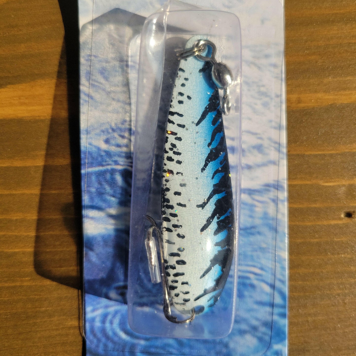 🍁COMPAC Crocodile Lure 1/2oz Blue Tiger
