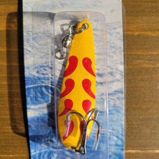 🍁COMPAC Crocodile Lure 1/2oz Yellow Red