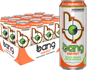 Bang Energy - Peach Mango (12 x 473ml 12)