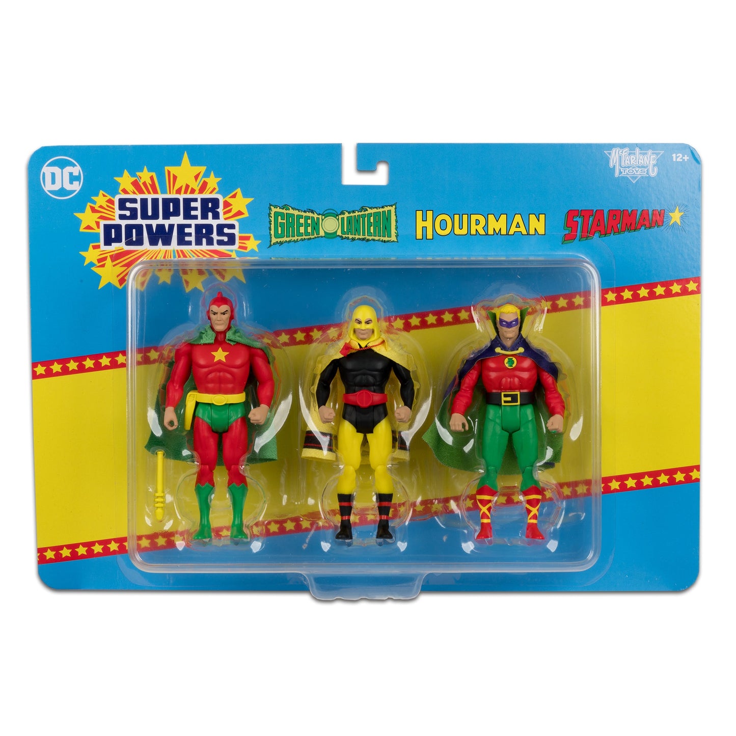 DC DIRECT SUPER POWERS 3 PACK - STARMAN & GREEN LANTERN & HOURMAN (JUSTICE SOCIETY AMERICA)