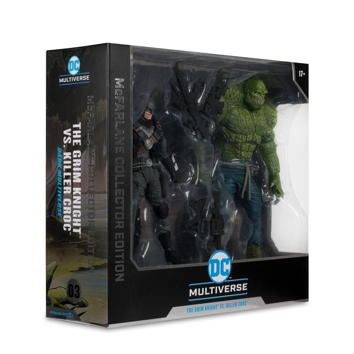 DC Multiverse Collector Edition - Dark Multiverse - The Grim Knight Vs. Killer Croc