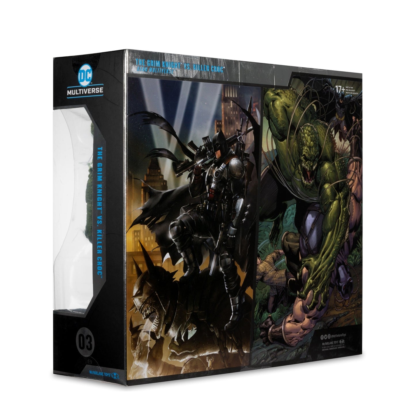 DC Multiverse Collector Edition - Dark Multiverse - The Grim Knight Vs. Killer Croc