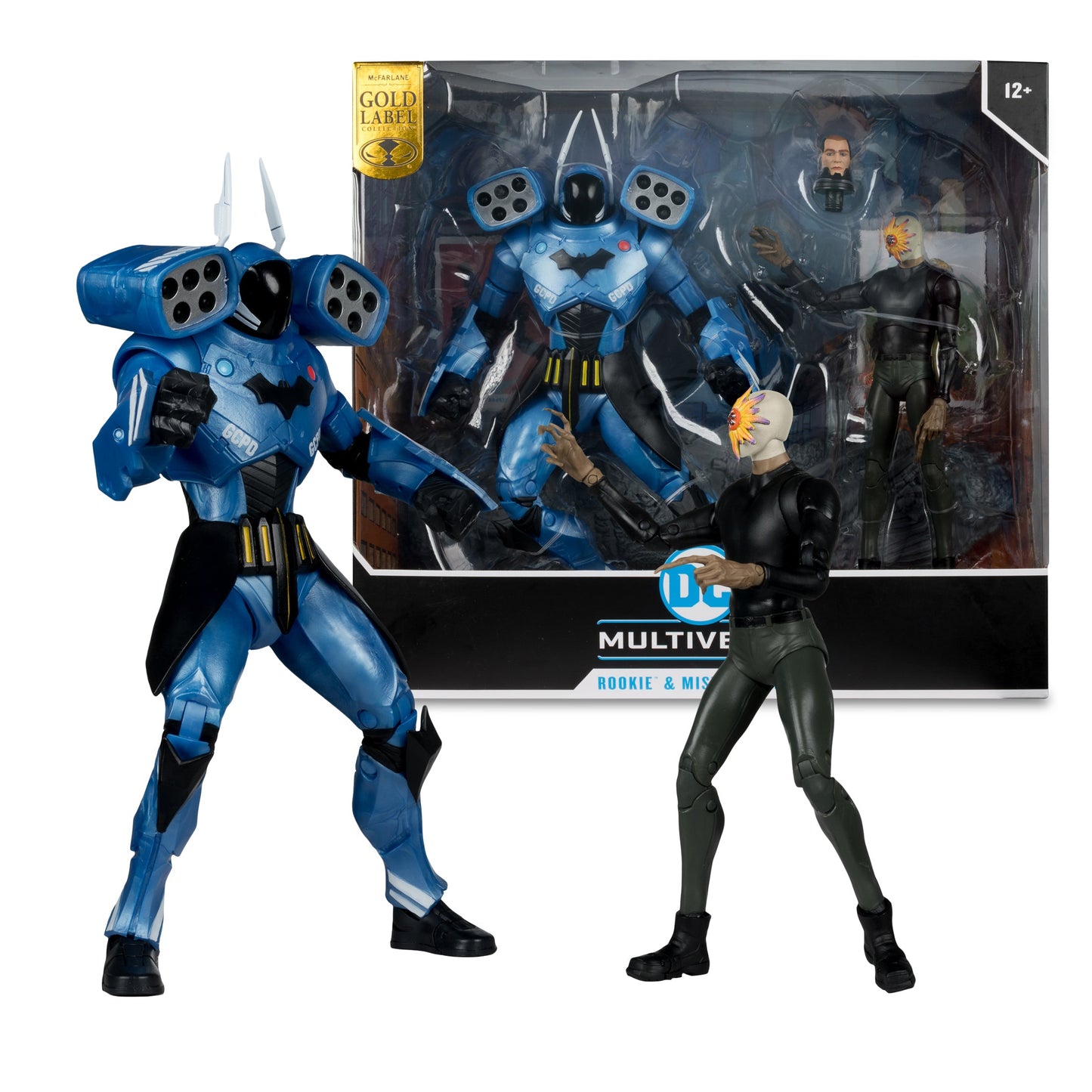DC MULTIVERSE - MEGAFIG 2PK - ROOKIE (BATMAN: END GAME) AND MR. BLOOM - Exclusive SDCC