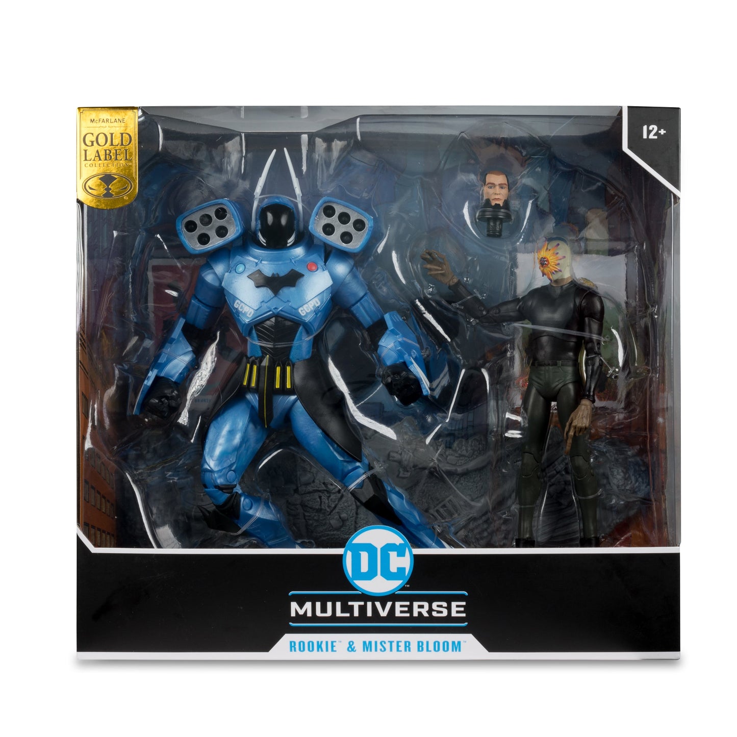 DC MULTIVERSE - MEGAFIG 2PK - ROOKIE (BATMAN: END GAME) AND MR. BLOOM - Exclusive SDCC