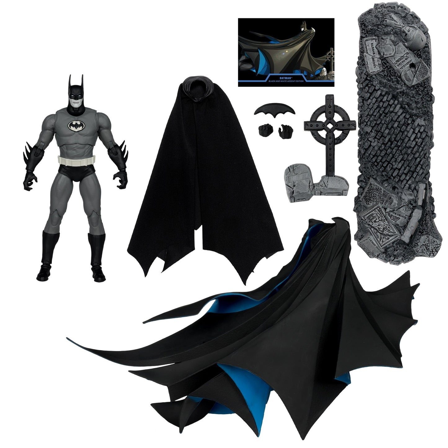 DC Multiverse - Year Two - Batman (Black & White Accent Edition) - Exclusive