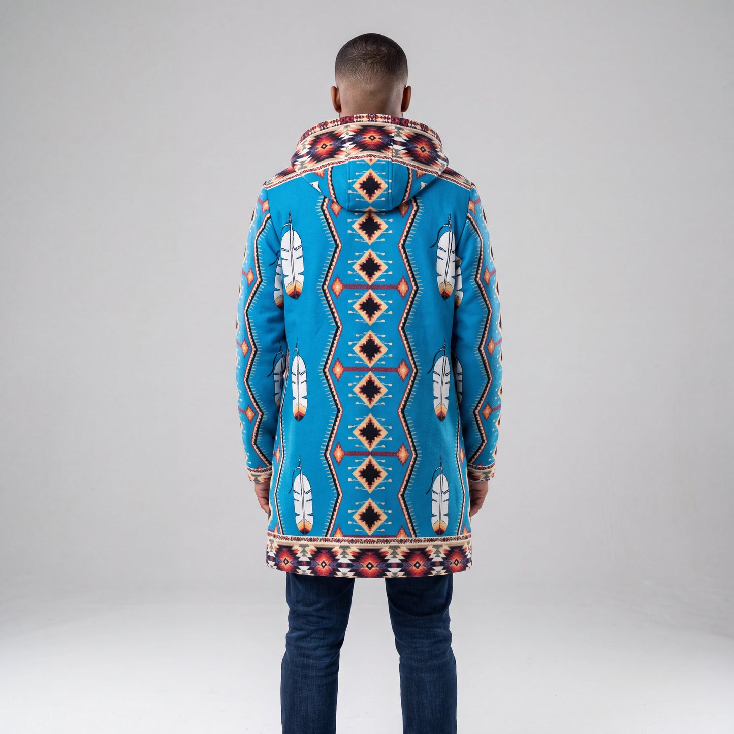 OLDTRIBES™ Sky Blue Long Coat