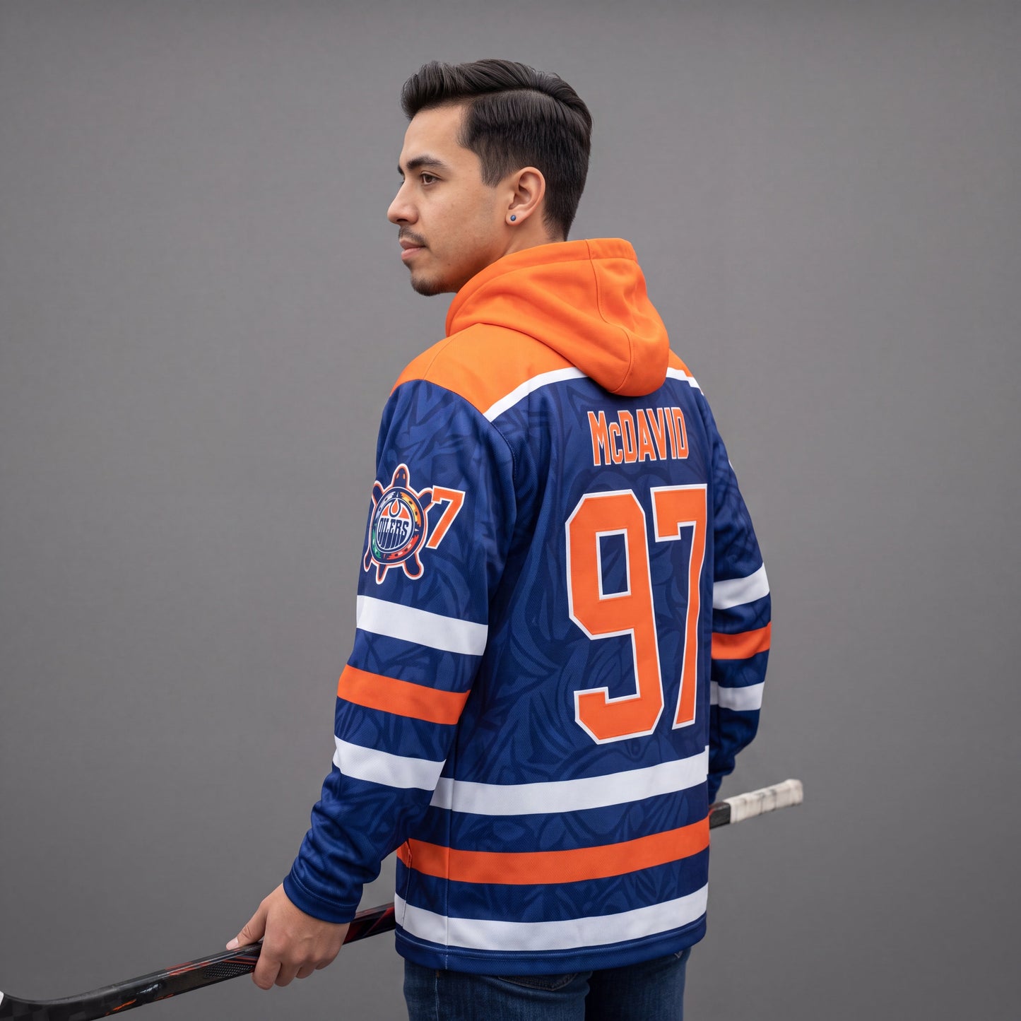 OLDTRIBES™ Heritage Orange & Blue Hoodie