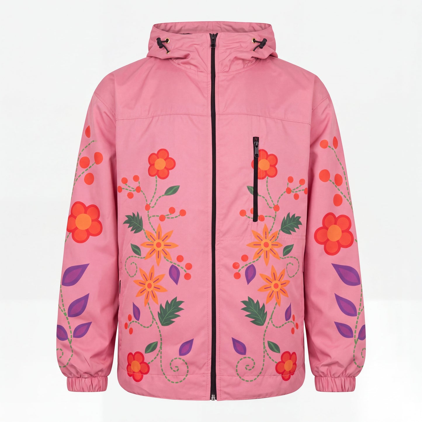 OLDTRIBES™ Pink  Spring Blossom Windbreaker