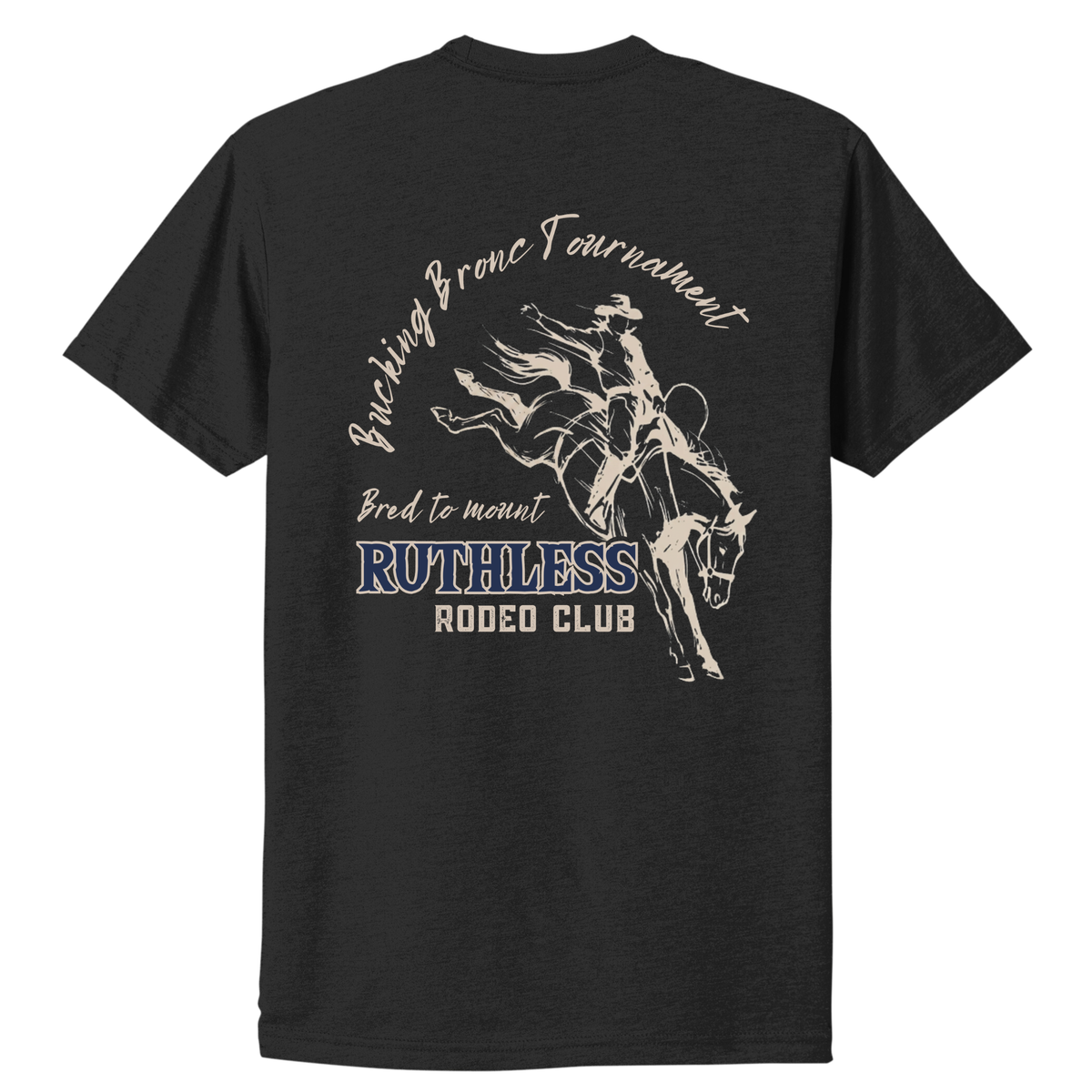 BUCKING BRONC T-SHIRT | Black
