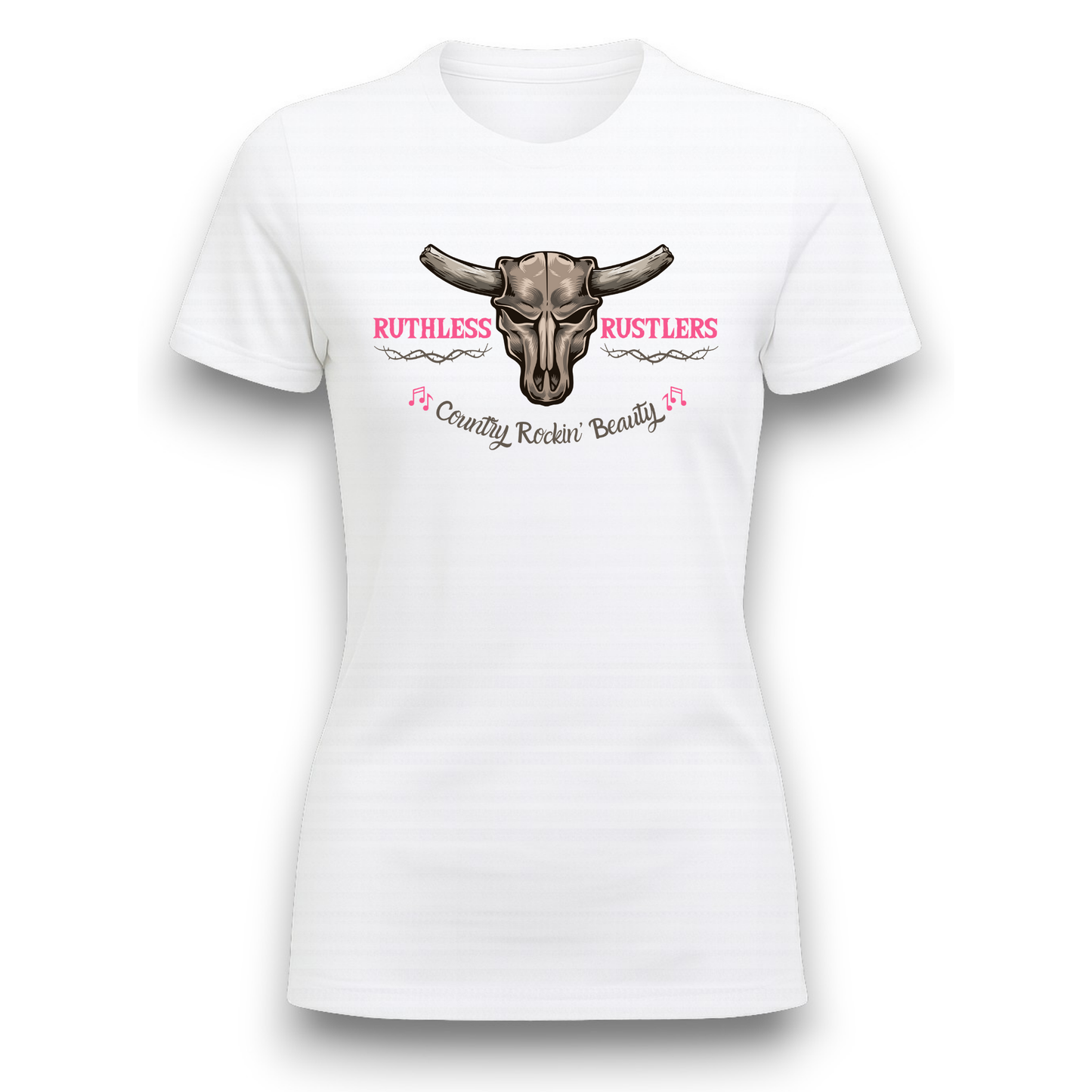 Ruthless Rustlers Country Rockin Beauty Women T-Shirt