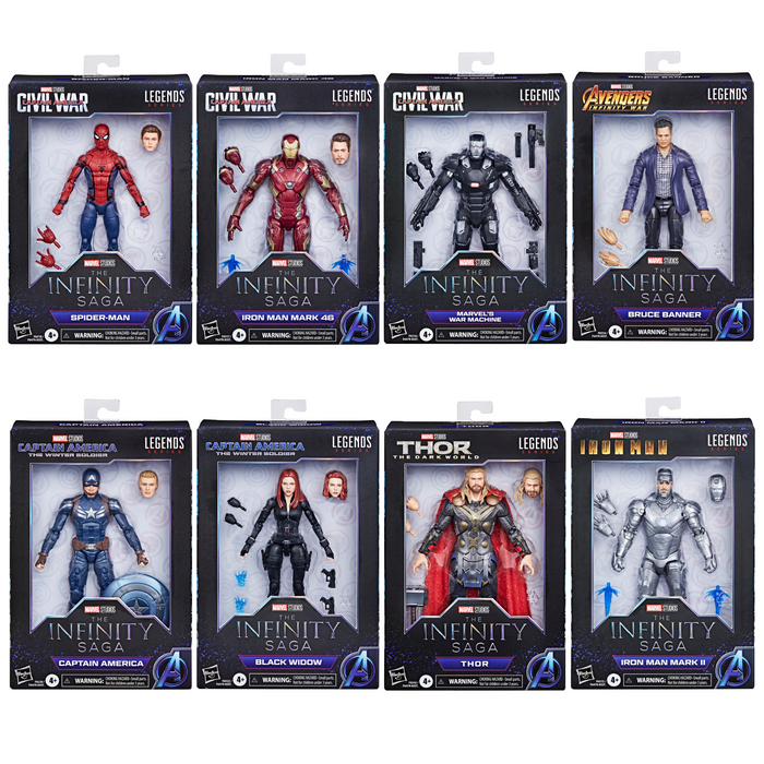 Hasbro - Marvel Legends - The Infinity Saga Wave Set of 8