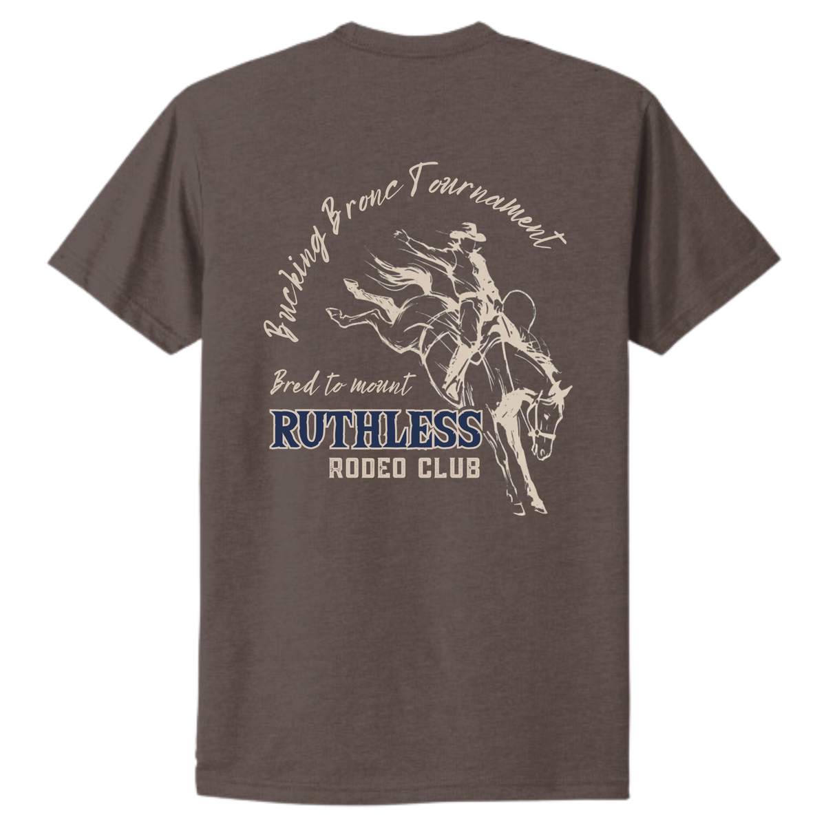 BUCKING BRONC T-SHIRT | Espresso