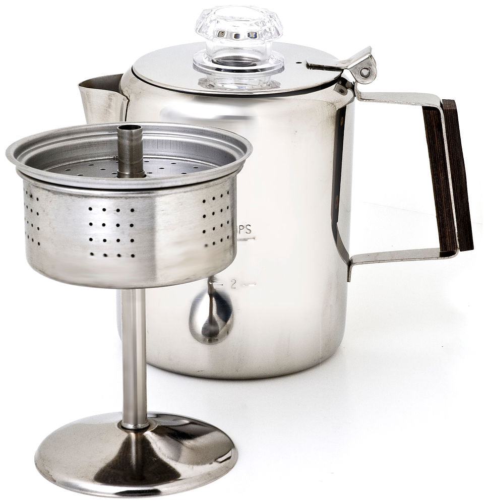 Chinook Timberline Stainless Steel Coffee Percolators 12-Cup