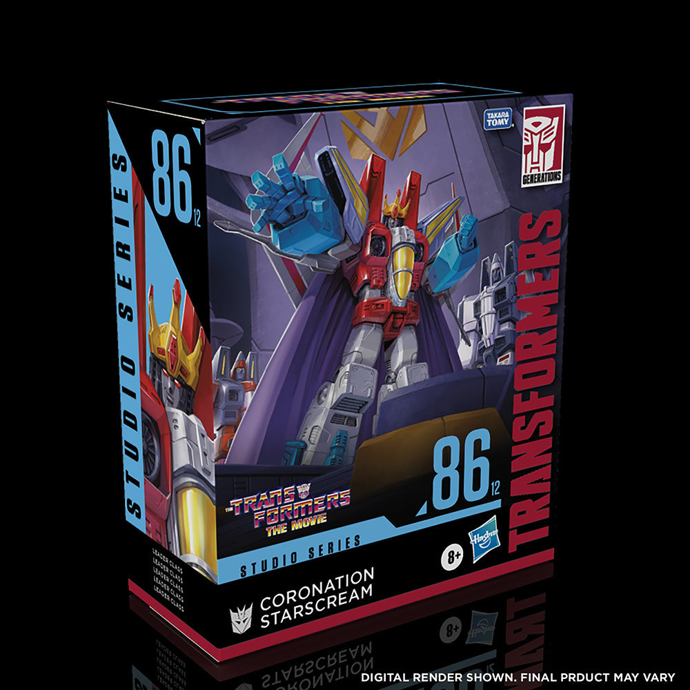 Coronation Starscream - Transformers Studio Series 86 Leader class( crushed Box)