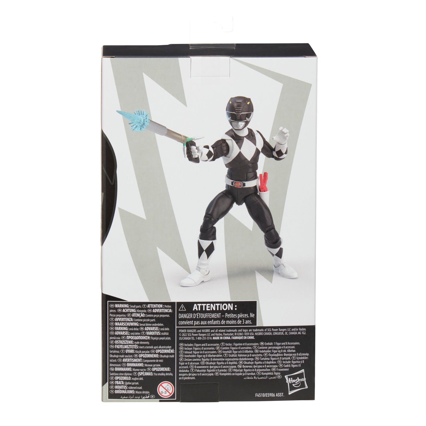 Power Rangers Lightning Collection Mighty Morphin - Black Ranger ADAM