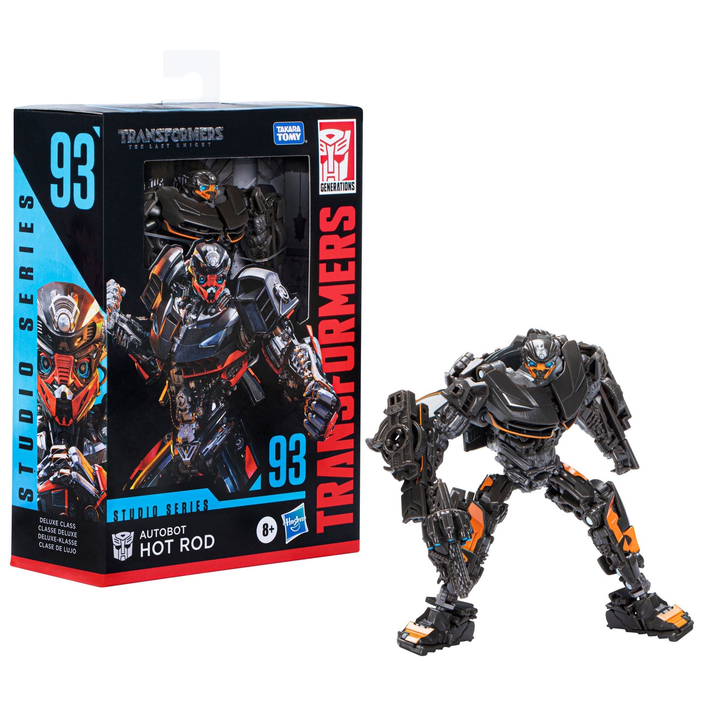 Transformers Studio Series 93 Deluxe Class Transformers: The Last Knight Autobot Hot Rod